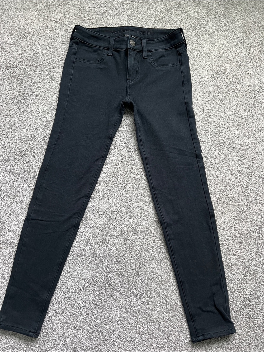 American Eagle Outfitters Black Super Stretch Soft Knit Jeans